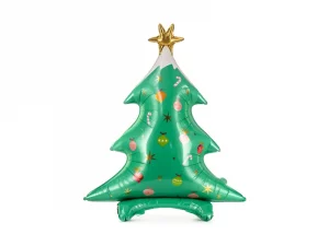 big_FB114_01_S Stehender Folienballon Weihnachtsbaum, 78x94cm, Mix