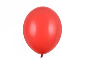 100 Ballons Strong 30cm, Pastel Poppy Red