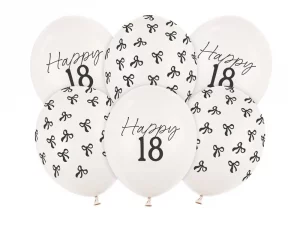 Latex Ballons 30 cm, 18, Pastel Off-white