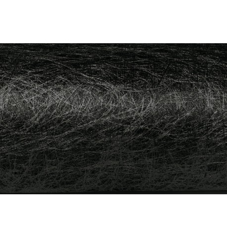 chemin-de-table-brillance-30cmx10m-noir Tischläufer Schwarz 30cm x 10m