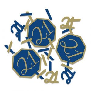 Konfetti 21 Navy&Gold