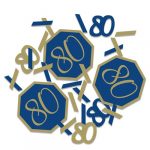 Konfetti 80 Navy&Gold
