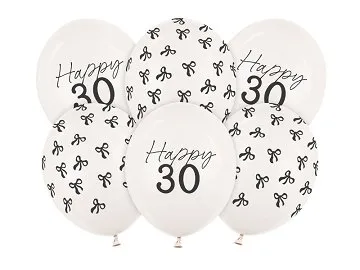 icon_SB14P-430-008Z-6_01_S Latex Ballons 30 cm, 30 , Pastel Off-white