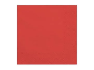 Papierservietten, dunkelrot, 33x33 cm