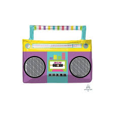 Folienballon PARTY BOOM BOX 68cm