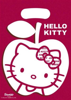 6 Partytüten Hello Kitty Apple