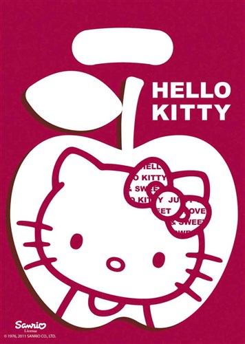 6 Partytüten Hello Kitty Apple