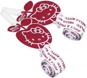 6 Luftrüssel Tröten Hello Kitty Apple