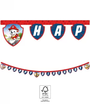 Paw Patrol "Happy Birthday"Paper Banner