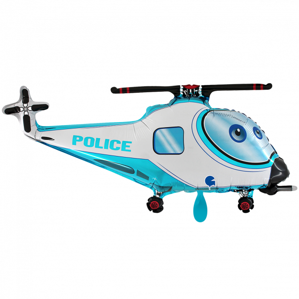 257-P_600x600@2x Folienballon Police Helikopter 94cm