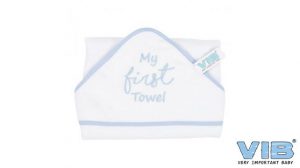 Badetuch My FIRST Towel Weiß-Blau