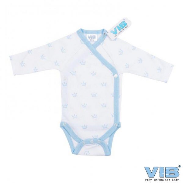 5f47931e85e4c Body All Over Print Krone Weiß-Blau