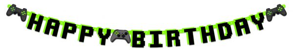 Happy Birthday Gaming Banner 1,6 M