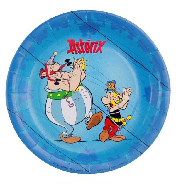8 Teller aus Papier ASTERIX® 23cm