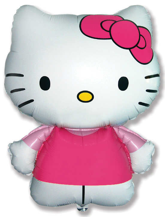 901714-Hello-Kitty-camiseta-Rosa Supershape Hello Kitty Folienballon 67cm x 49 CM