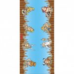 chemin-de-table-tissu-asterix-28cm-x-3m Tischläufer ASTERIX® 28CM X 3M