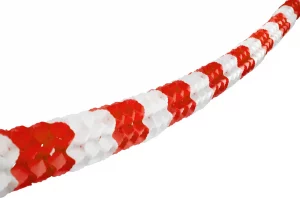 Wabengirlande rot weiss 3,20 m