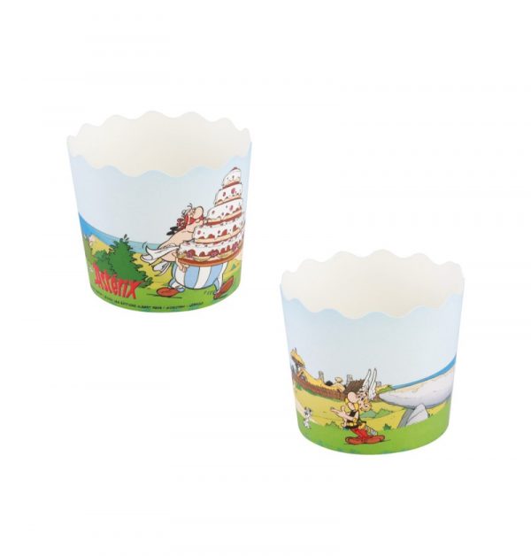 set-12-moules-a-cupcakes-papier-asterix-dia-6cm-7-5cm-x-6cm 8 Cupcakbecher aus Papier ASTERIX® 6CM/7.5CM X 6CM