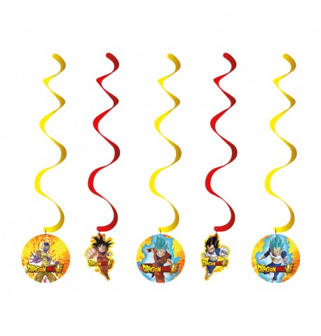 set-5-suspensions-swirls-dia-17cm-x-60cm-ht-dragon-ball 5 SUSPENSIONS SWIRLS DRAGON BALL