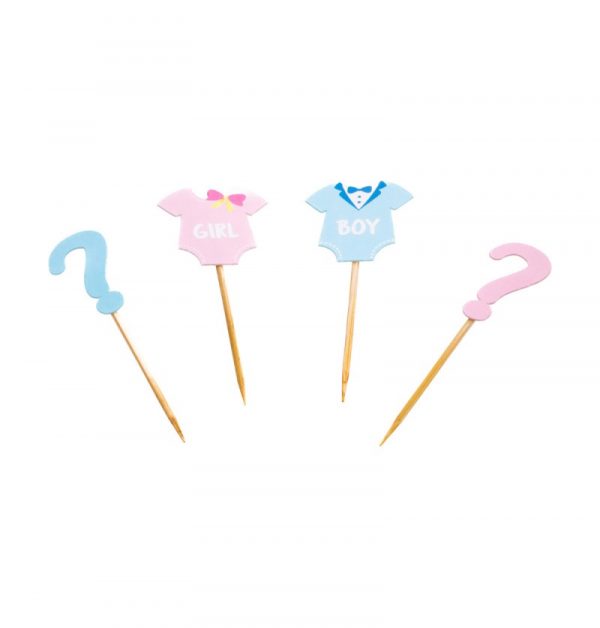 set-8-pics-cup-cake-boy-or-girl-env-3cm-x-9cm-ht SET 8 PICS CUP CAKE BOY OR GIRL