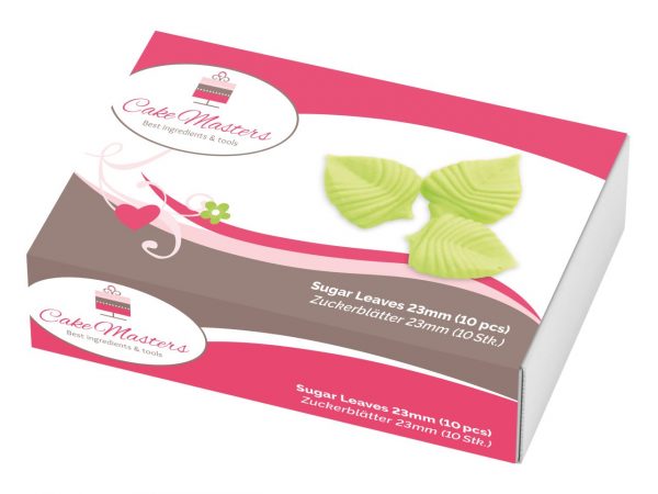 Cake-Masters Blätter 23mm Zucker 10 Stück