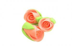 Cake-Masters Rosenknospen lachs Zucker 3 Stück