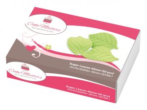 11887_CM118871 Cake-Masters Blätter 45mm Zucker 10 Stück
