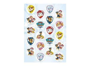 18537_CM185370 Dekora Muffinaufleger Paw Patrol 3,4cm 20 Stück