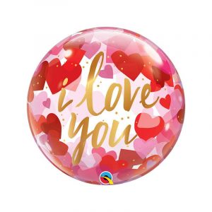 20941 Bubbles I Love You Paper Hearts