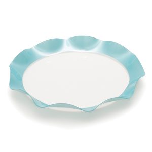 Servierschale hellblau Rund, 32cm