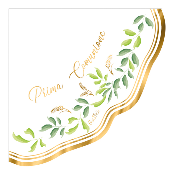 16 "NEW LIBERTY PRIMA COMUNIONE" Servietten 33X33cm