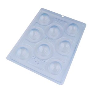 BWB Schokolade Form 3-teilig - Rundes Bonbon Detailliert