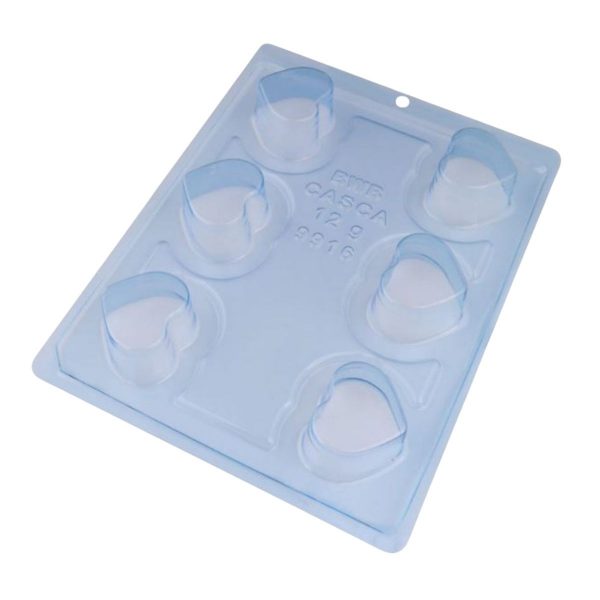 BWB Schokolade Form 3-teilig - Kleines Herz Trüffel