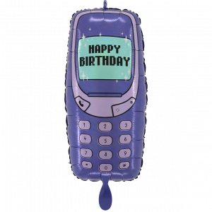 Folienballon Birthday Phone  58cm