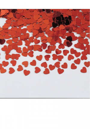 Konfetti rote Herzchen