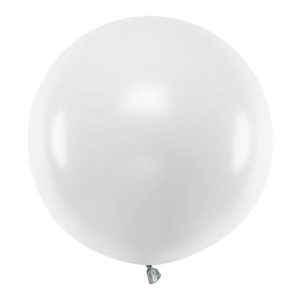 60cm XL Luftballon - Pure White