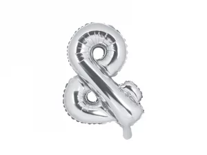 big_FB11M-018_01_S Air-Filled Folienballon &, 35cm, silber