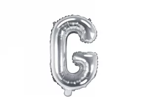 Air-Filled Folienballon Buchstabe ''G'', 35cm, silber
