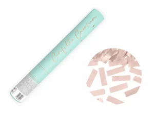 Konfettikanone Roségold  40 cm