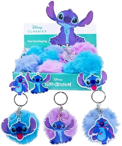disney-stitch-schluesselanhaenger-pluesch-bommel-7-cm-plus-kunststoffhaenger-6-cm-3-fach-sortiert-im-display Disney Stitch Schlüsselanhänger Plüsch Bommel 7 cm + Kunststoffhänger 6 cm