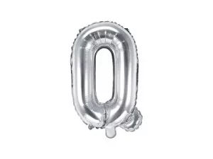 Air-Filled Folienballon Buchstabe "Q'', 35cm, silber