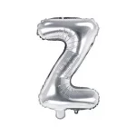 Air-Filled Folienballon Buchstabe "Z'', 35cm, silber