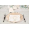 paquet-de-20-serviettes-33cm-x-33cm-3-plis-communion-or-metal 20 Kommunion Servietten 33CM X 33CM