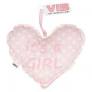 VIB Kissen 'It's a girl' Rosa