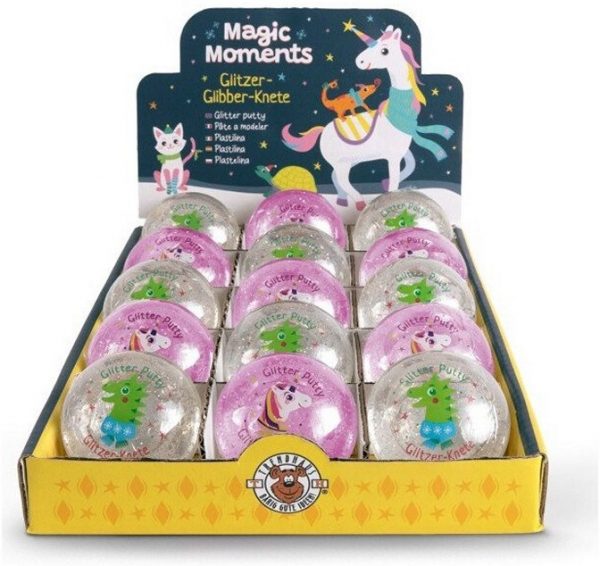 Trendhaus Magic Moments Glitzerknete 4,5cm 25 Gramm