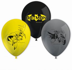 093362 8 bedruckte Ballons Batman Rogue Rage