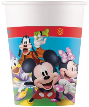 8 Papierbecher 200ml FSC - Mickey Rock The House