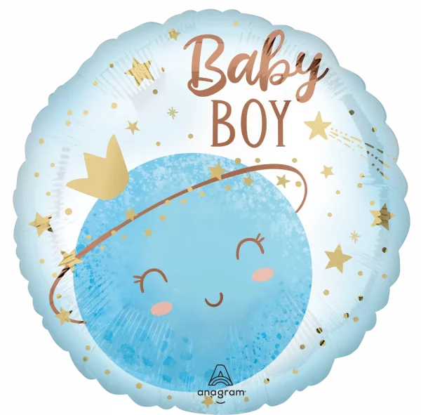 Standard Folienballon Little Moon Boy 43cm