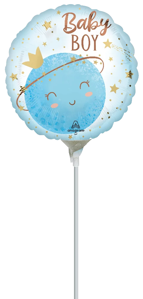Air filled Folienballon Little Moon Boy