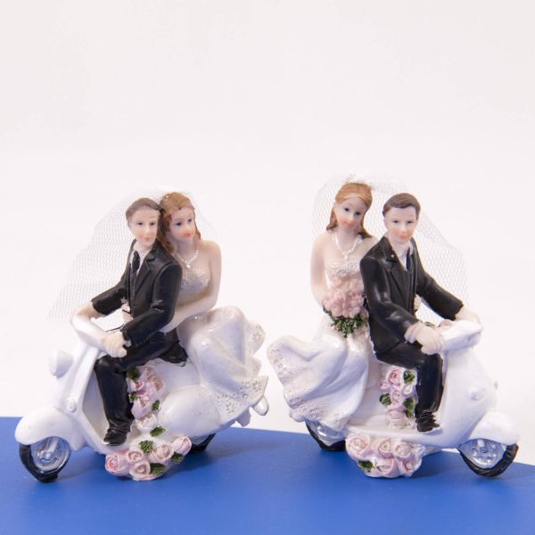 21280 Hochzeitsfigur auf dem Roller